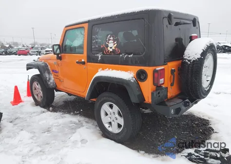 2012 Jeep Wrangler Sport z USA, uszkodzony, nr VIN 1C4AJWAG7CL186283